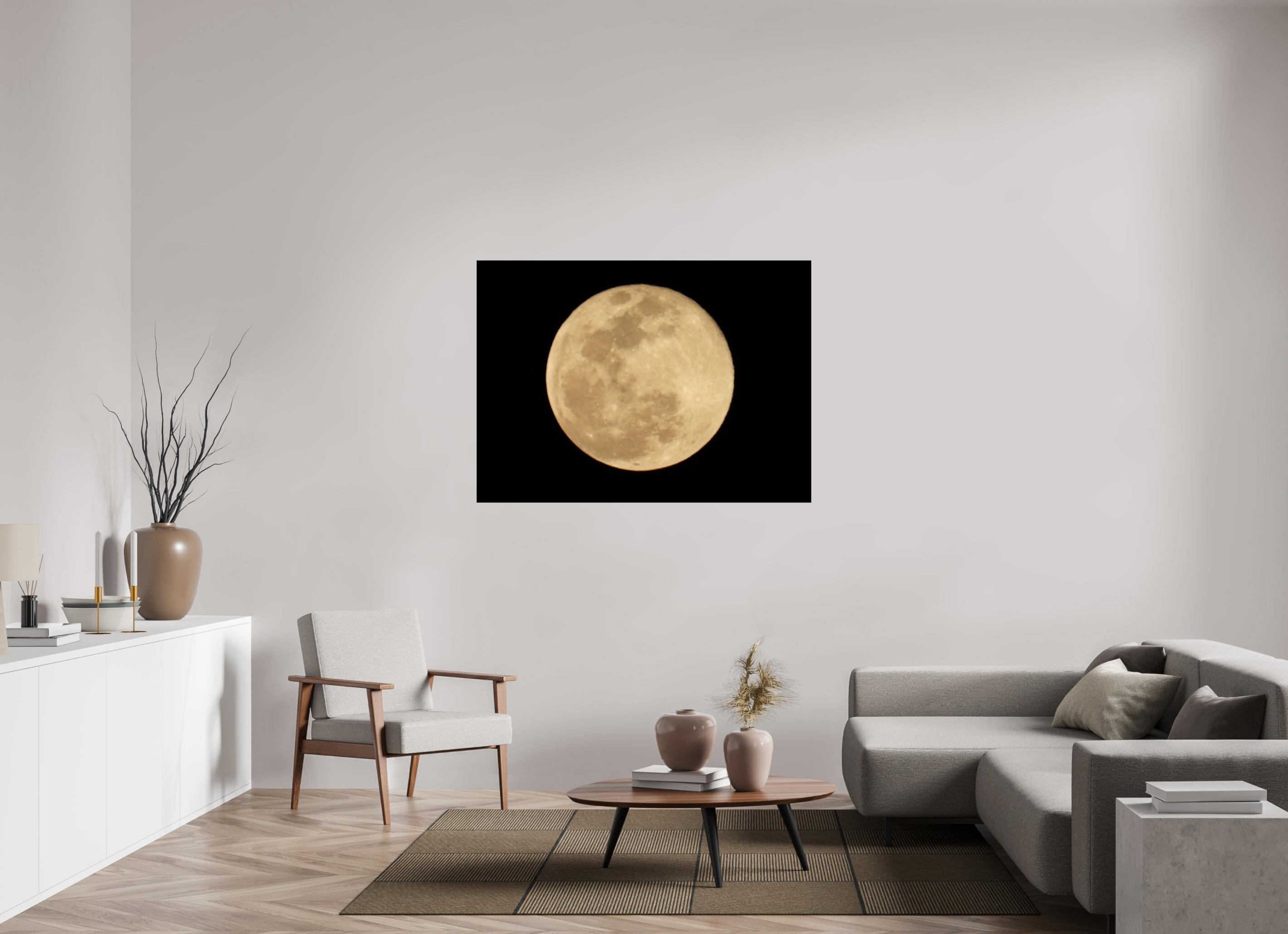 53.9 x 39″, Fuji Crystal DP II February moon