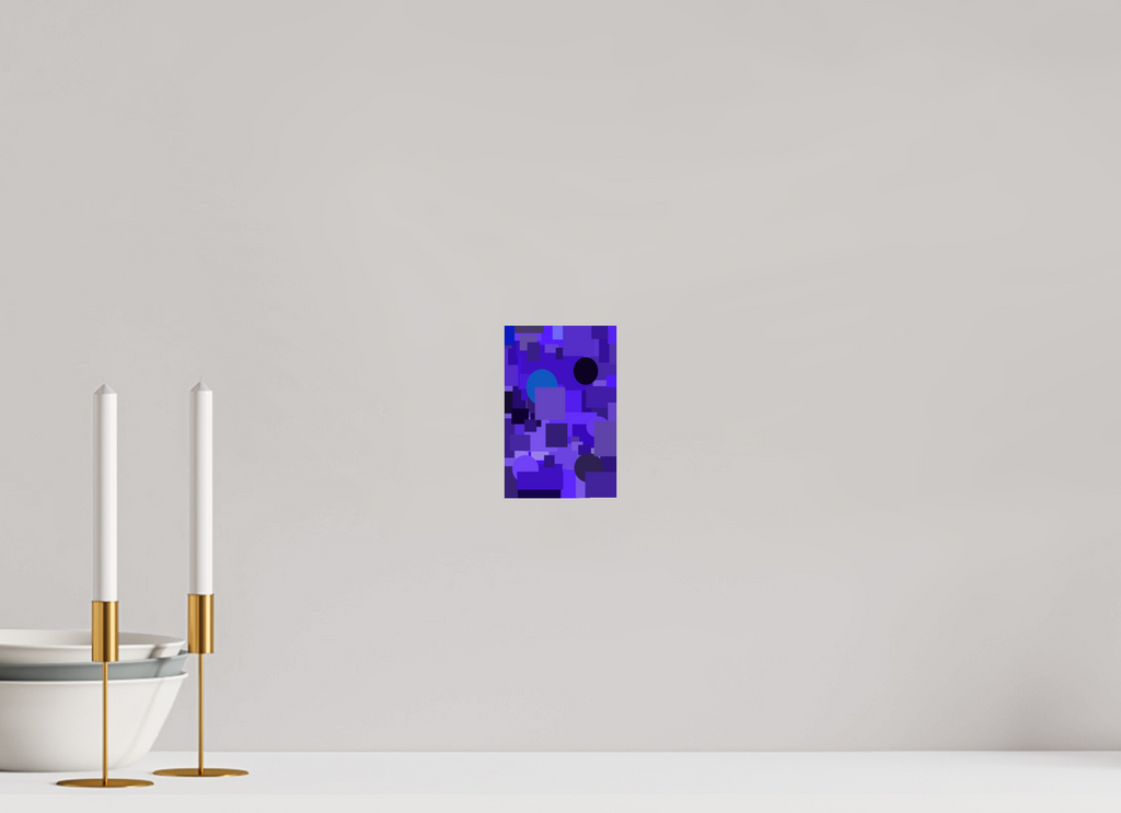 4 x 6.2″, Fuji Crystal DP II Study in blue.2