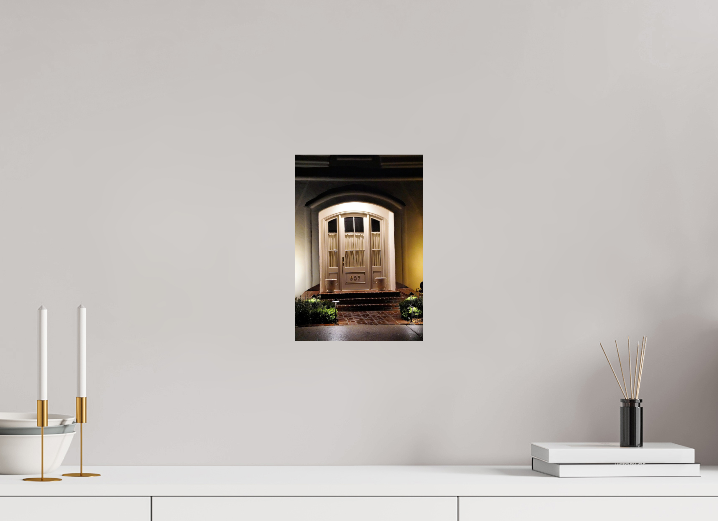 8 x 11.7″, Fuji Crystal DP II White door
