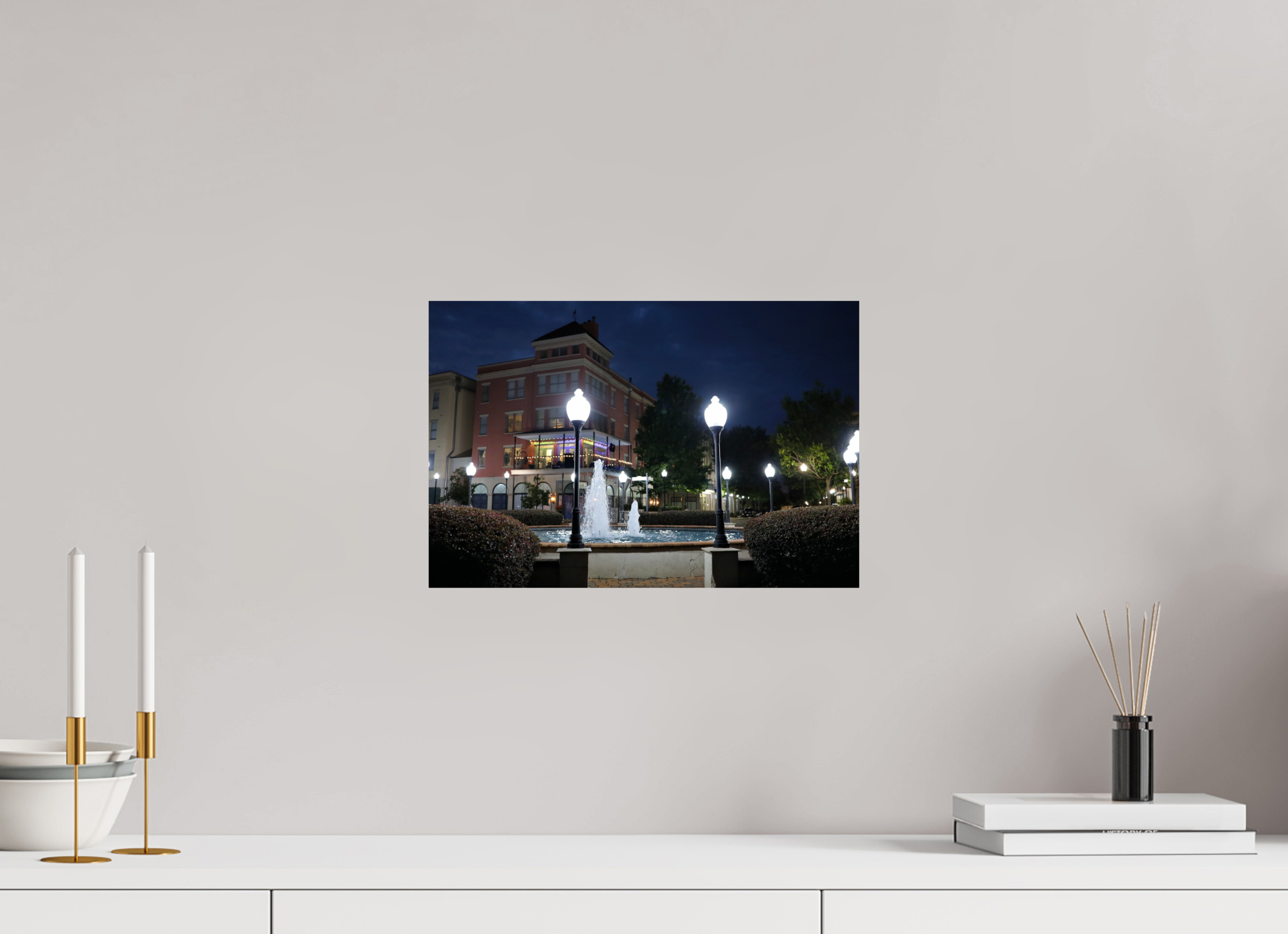 15 x 10″, Fuji Crystal DP II Plaza with fountain