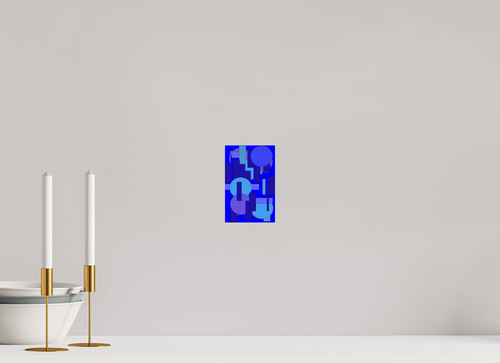 4 x 6.2″, Fuji Crystal DP II Study in blue.1