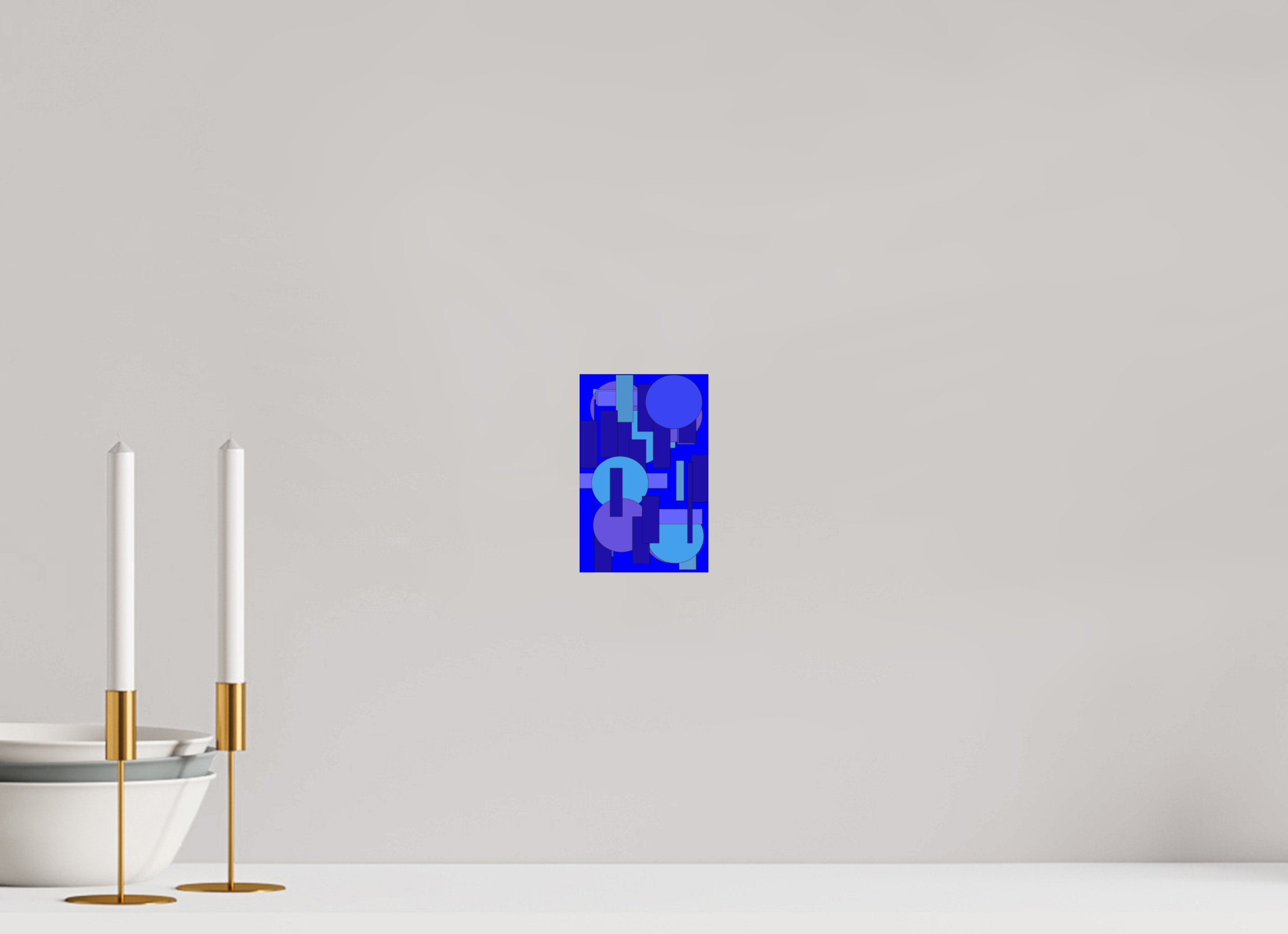 4 x 6.2″, Fuji Crystal DP II Study in blue.1