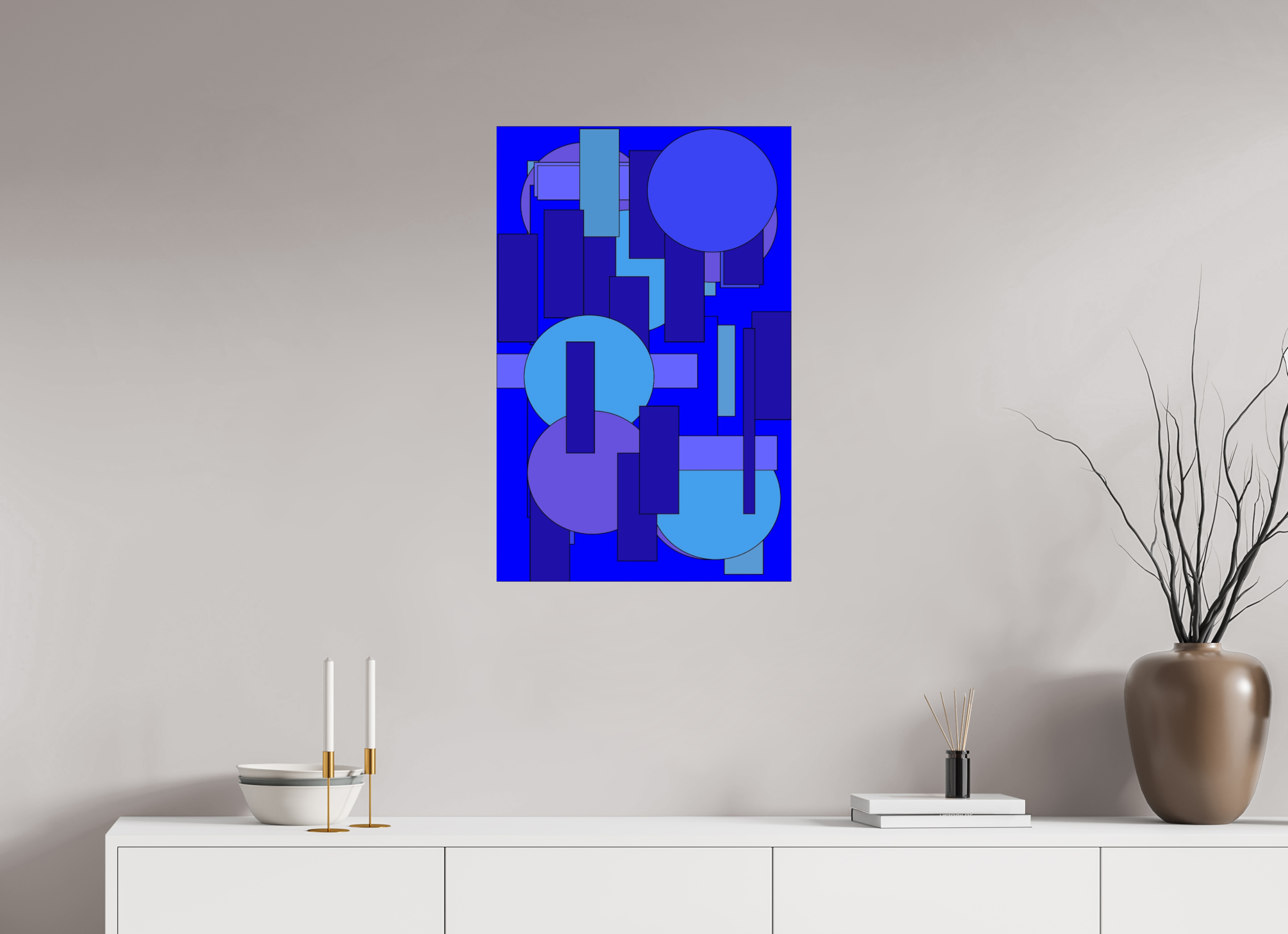 20 x 30.9″, Fuji Crystal DP II Study in blue.1