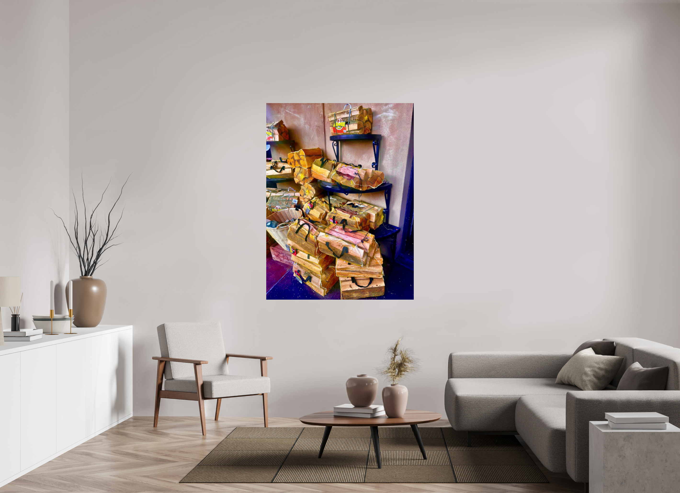 45 x 60″, Fuji Crystal DP II Firewood