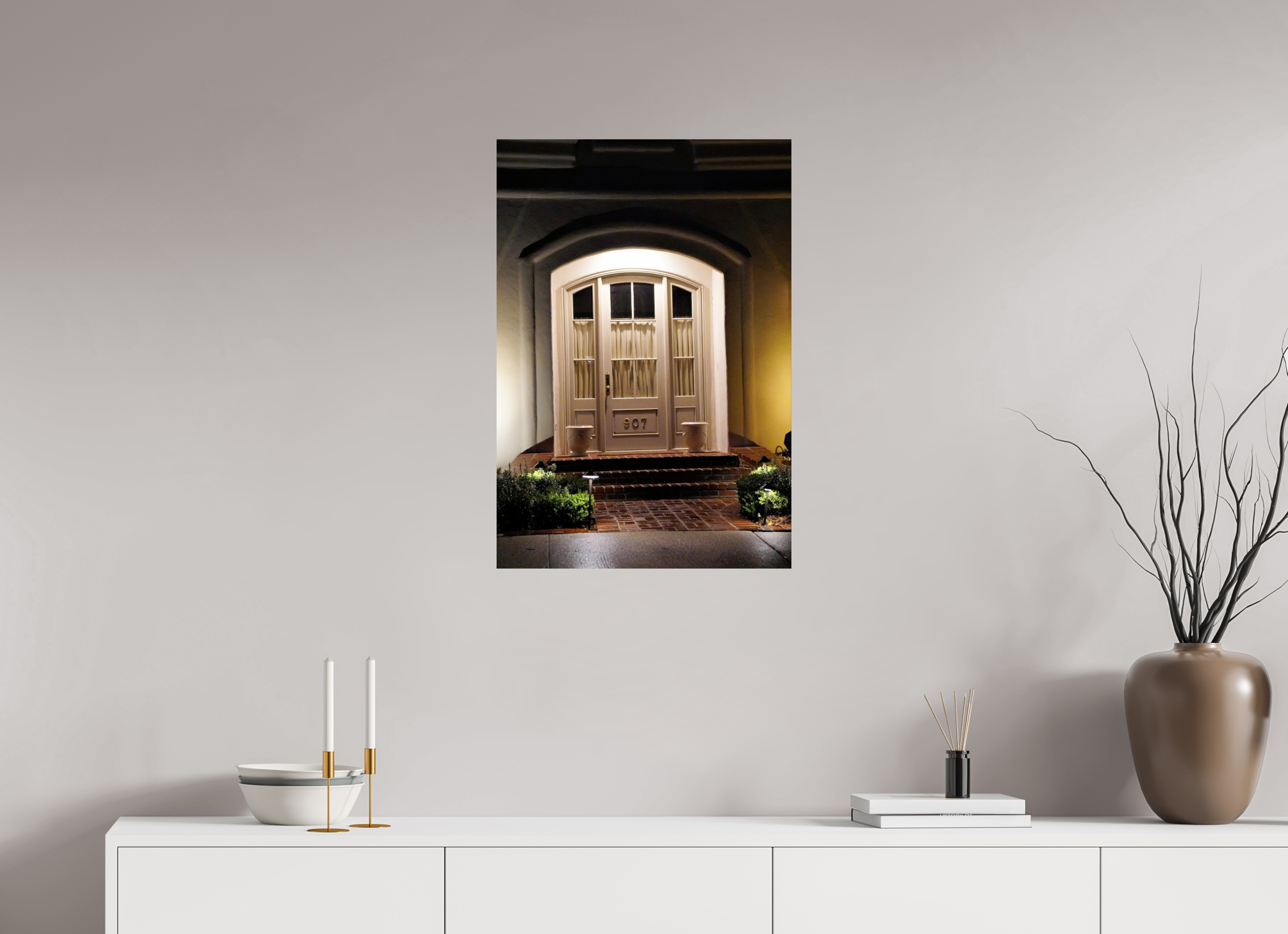 20 x 29.1″, Fuji Crystal DP II White door