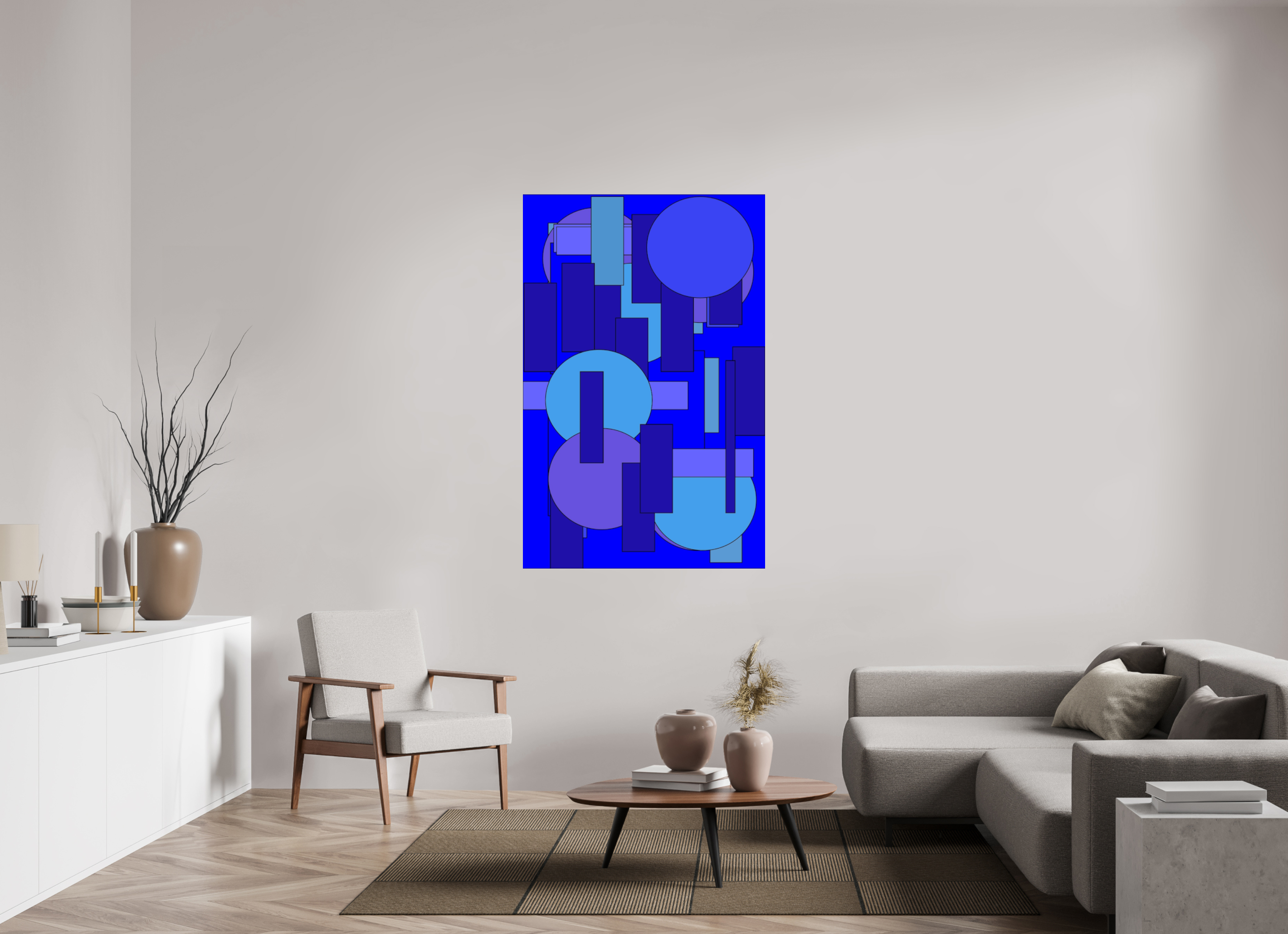 39 x 60.3″, Fuji Crystal DP II Study in blue.1