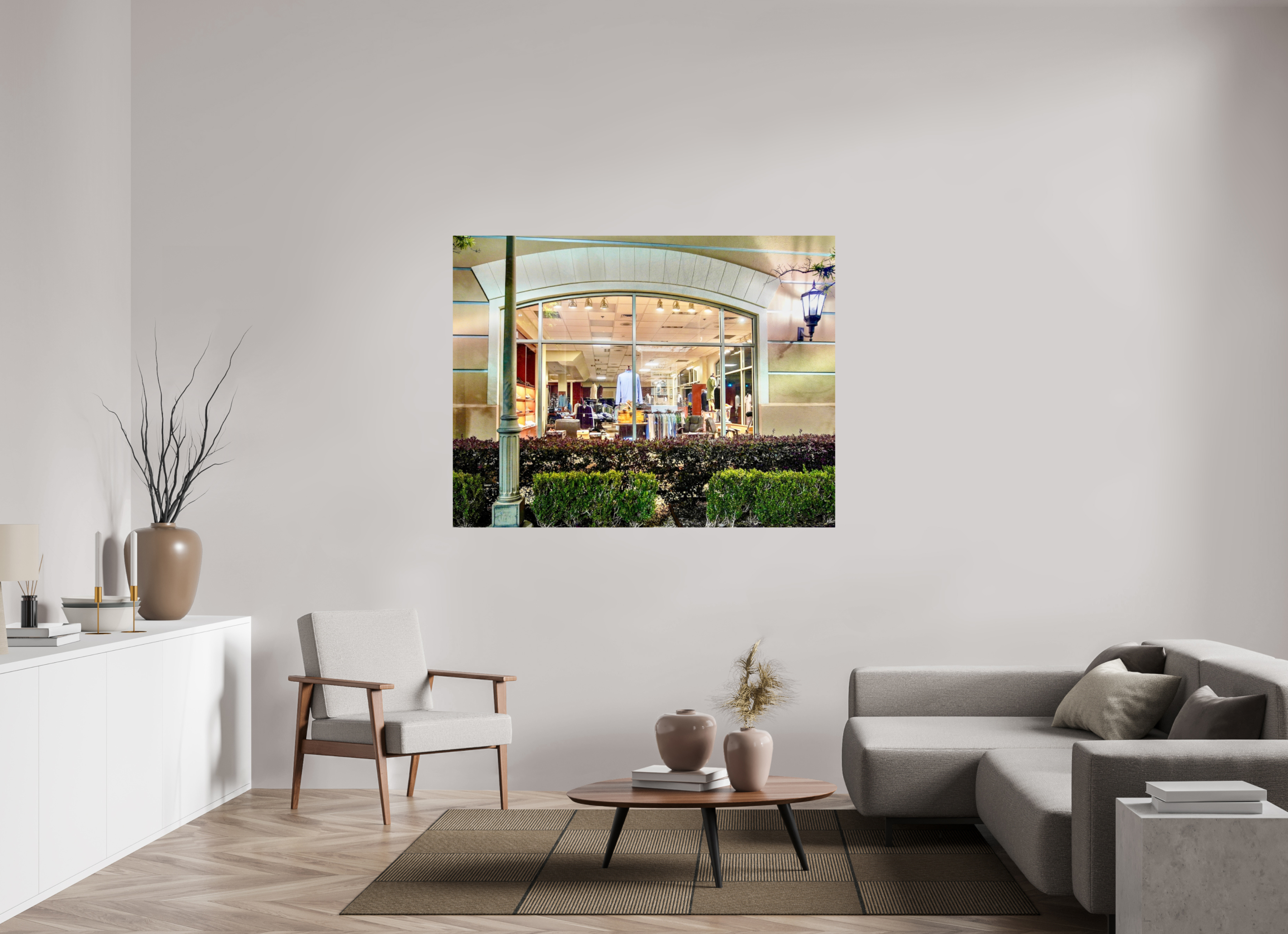 61.6 x 47″, Fuji Crystal DP II Window with Stone arch