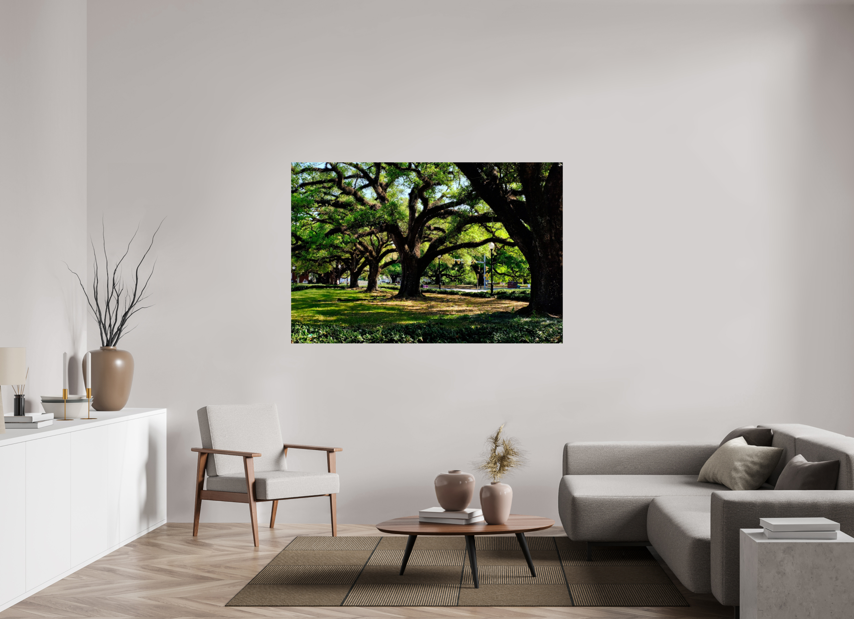 66 x 44″, Fuji Crystal DP II Campus trees