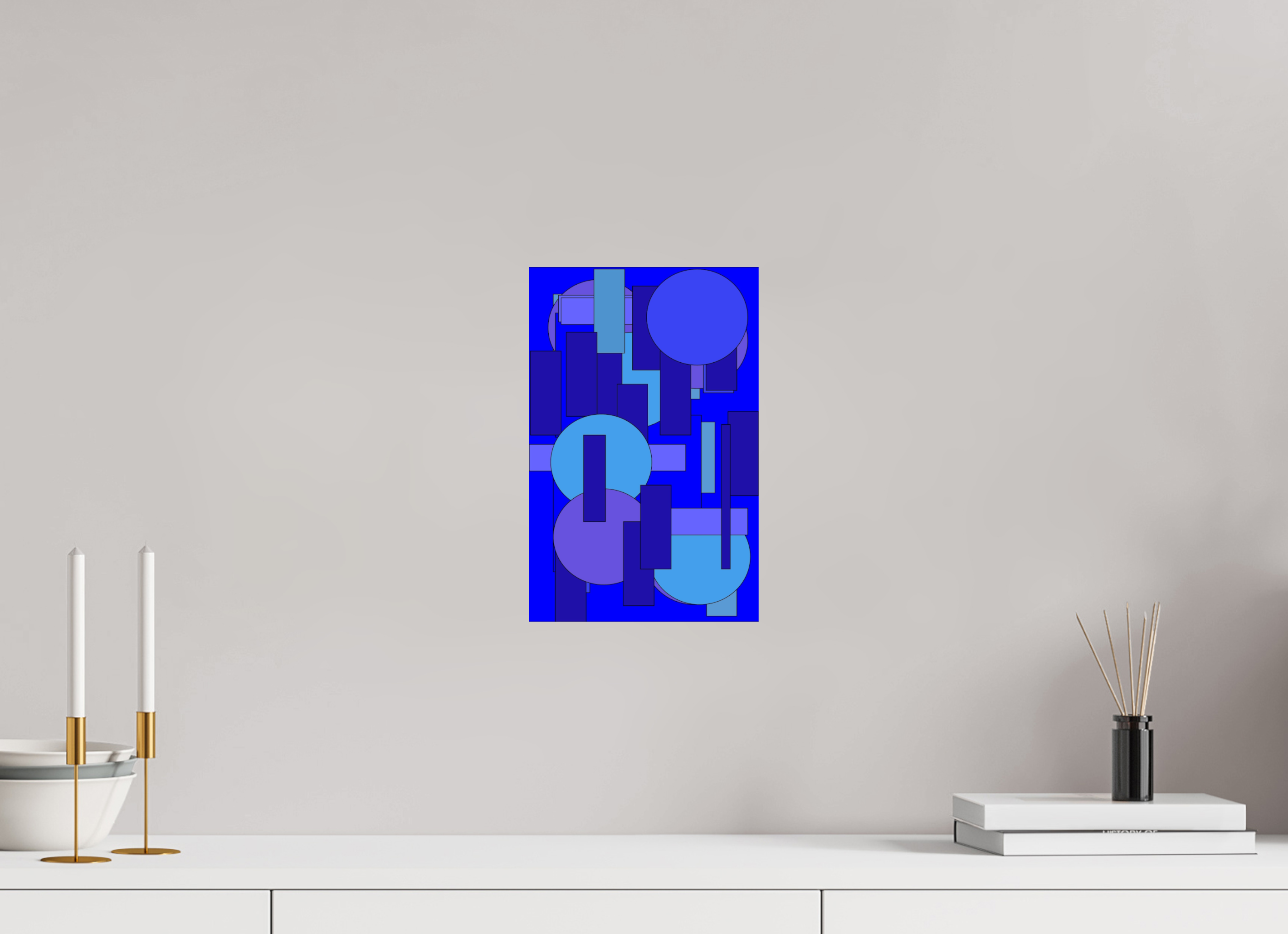 8 x 12.4″, Fuji Crystal DP II Study in blue.1